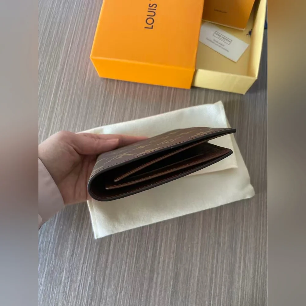 Louis Vuitton Brown Monogram Passport Cover